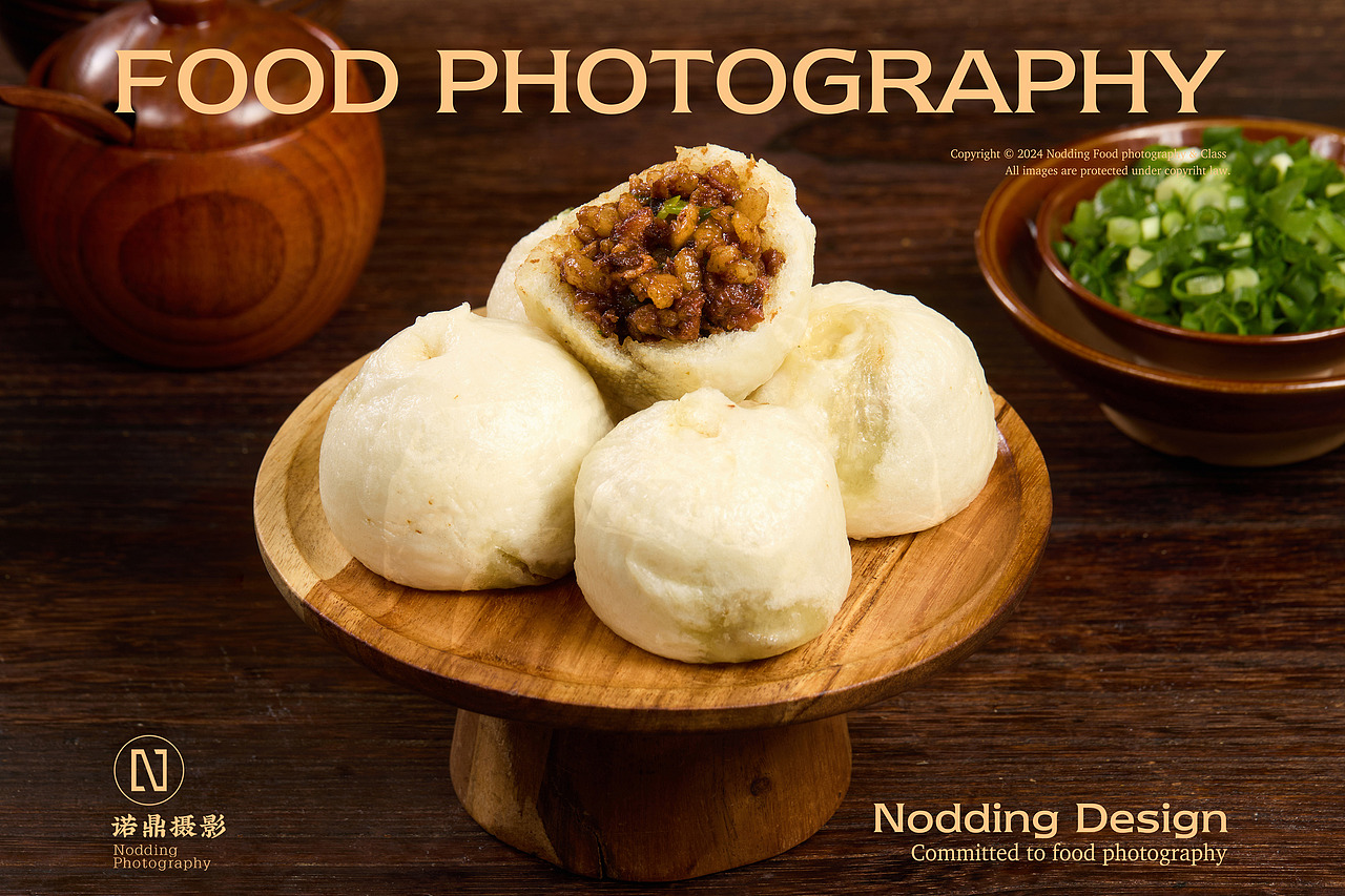 北京菜品拍摄|包子小吃类快餐烟火气菜品拍照
