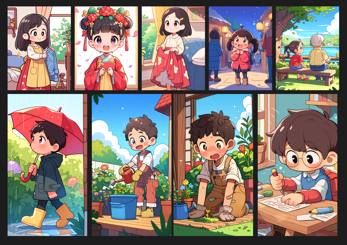 《小学生优秀作文》插图&版面设计 mj附送咒语（图ZMTUwMTUyNjg=） - 书籍 - 站酷设计师一大碗炸酱面原创素材 - 站酷ZCOOL