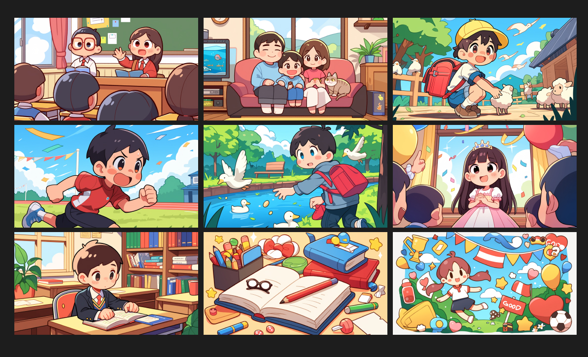 《小学生优秀作文》插图&版面设计 mj附送咒语（图ZMTUwMTUyNzI=） - 书籍 - 站酷设计师一大碗炸酱面原创素材 - 站酷ZCOOL