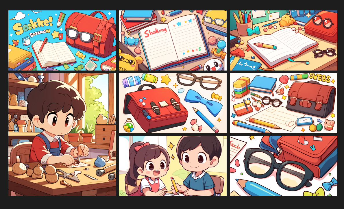 《小学生优秀作文》插图&版面设计 mj附送咒语（图ZMTUwMTUyNzY=） - 书籍 - 站酷设计师一大碗炸酱面原创素材 - 站酷ZCOOL