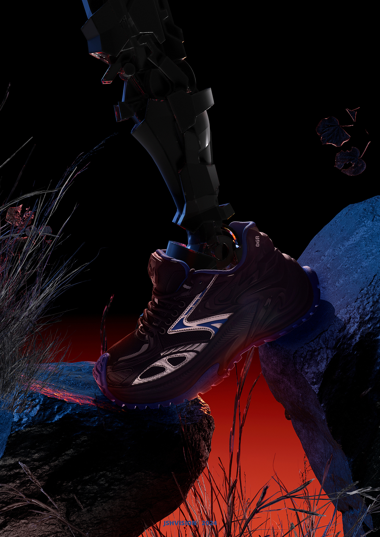 OGR 鞋子静物CG合成创作