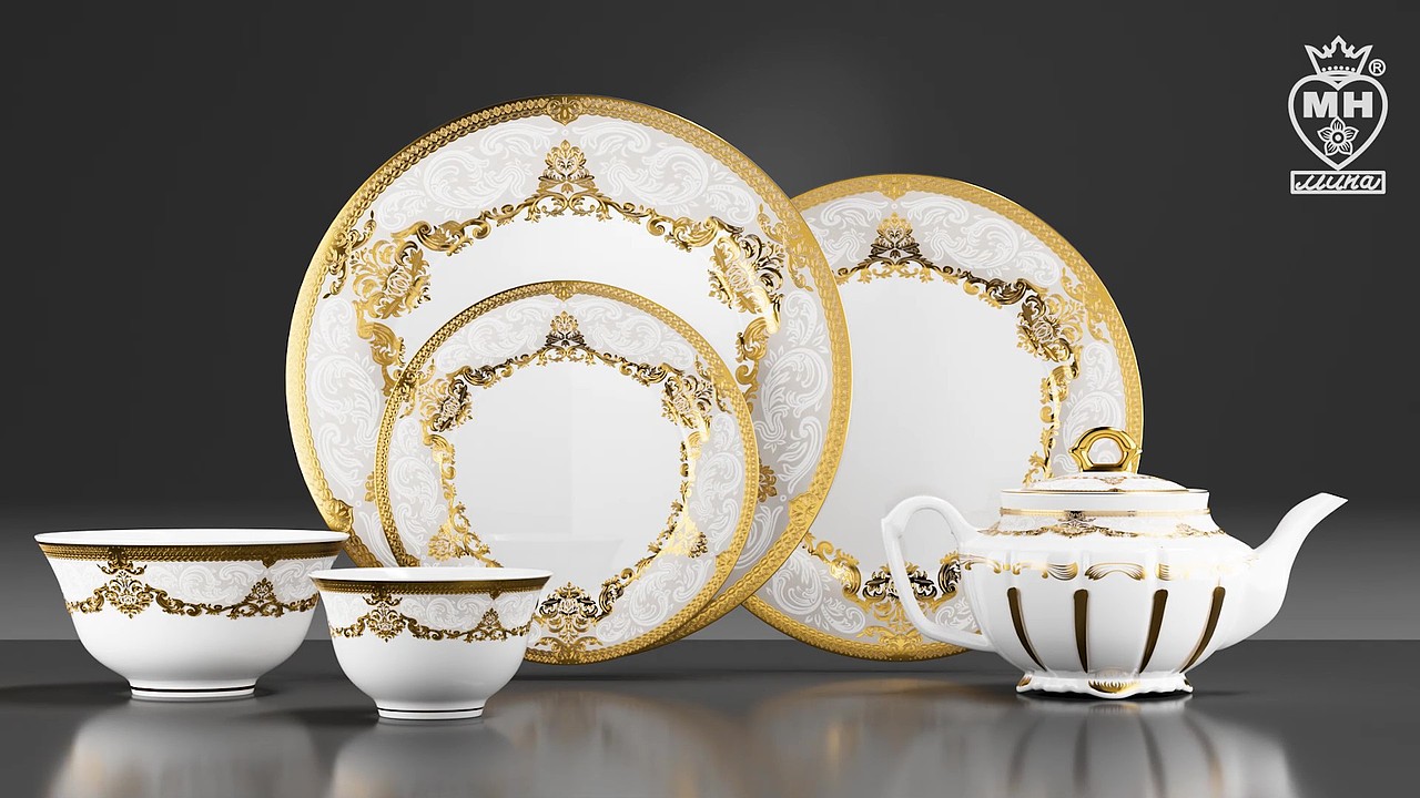 陶瓷盘丨3D动画视频丨C4D产品渲染 ✖ 有点文化