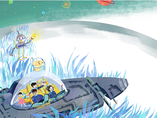 关于科幻，高科技，宇宙，机器人的绘本