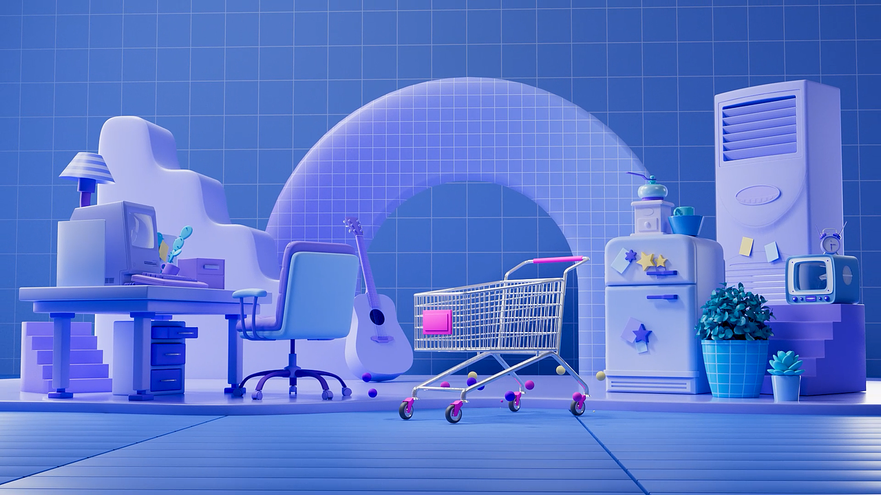 1.购物平台广告 C4D动画（图ZMzg0Mjk1OTEy） - 动画/影视 - 站酷设计师小米南瓜粥好喝原创素材 - 站酷ZCOOL