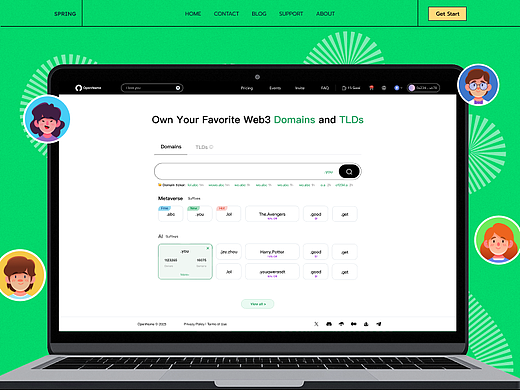 Web3 海外域名注册平台openname