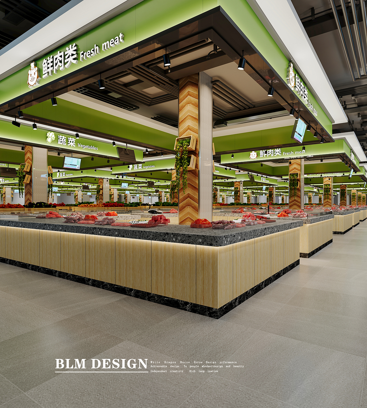 农贸市场 工装案例