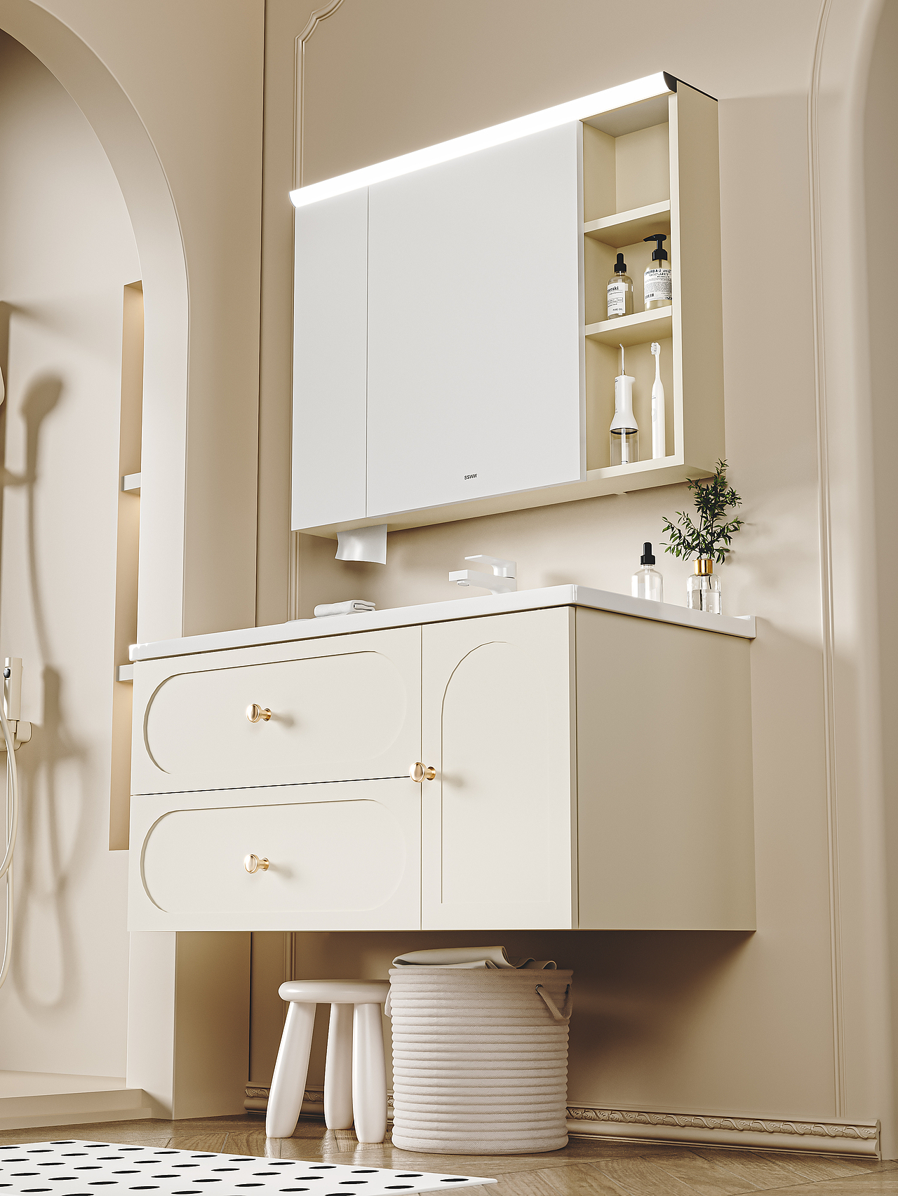 浴室柜篇（图ZMzg0MzA1NTEy） - 产品 - 站酷设计师三维渲染师强仔原创素材 - 站酷ZCOOL