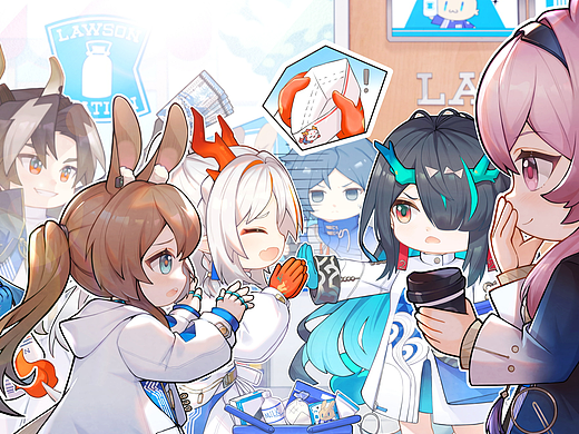 【明日方舟X罗森联动】夕竟然出门了！！！（个人主页-ZNzEyNjk2OTY=） - 创作习作 - 站酷设计师叁柒_37原创素材 - 站酷ZCOOL