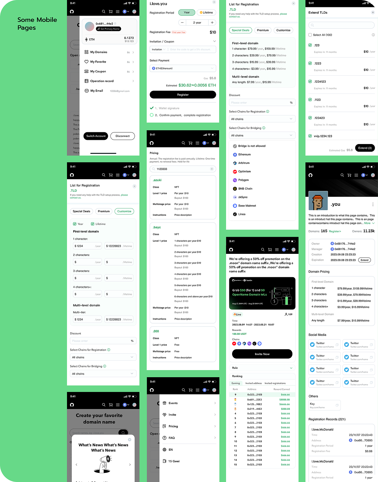 Web3 海外域名注册平台openname