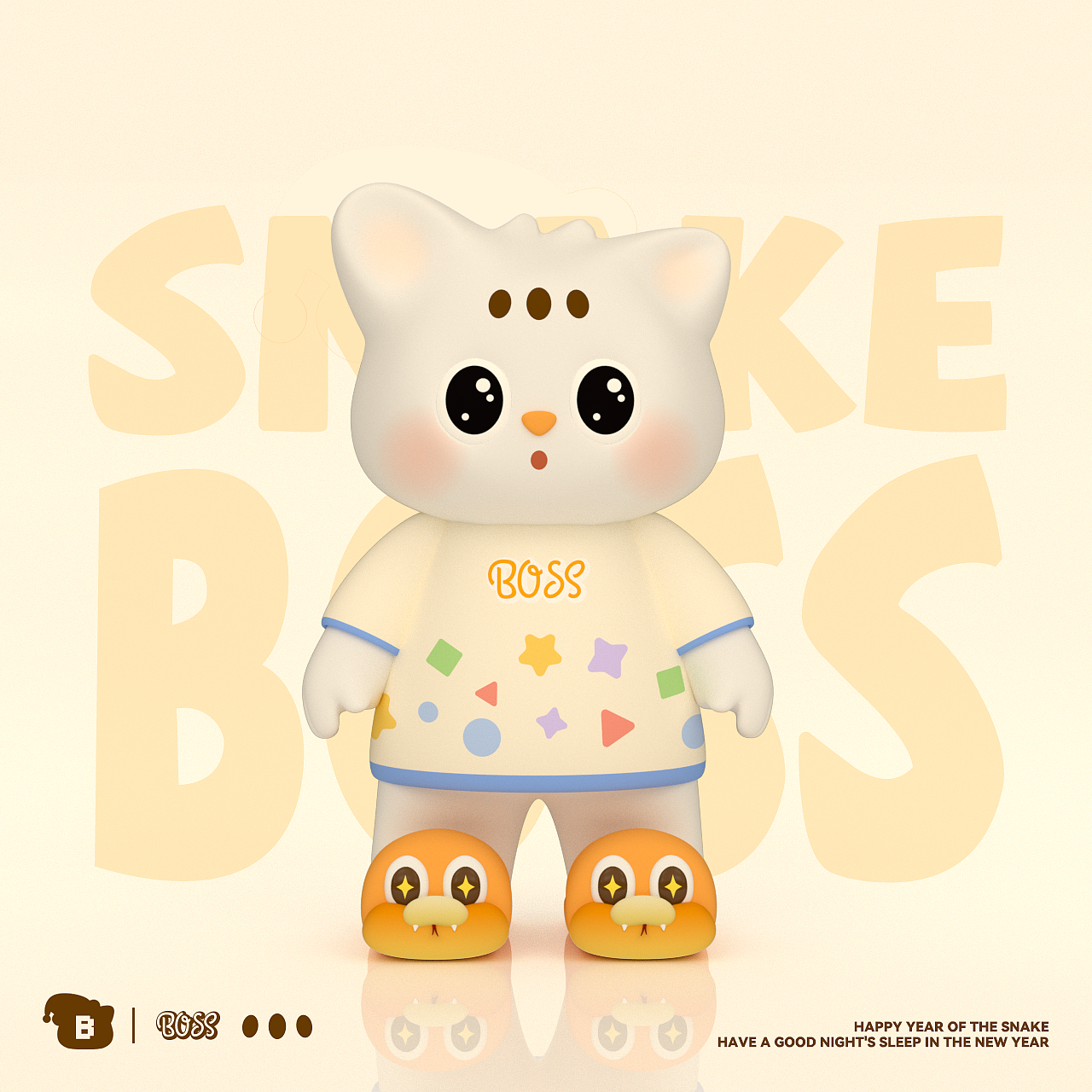 IP形象“BOSS CAT”渲染
