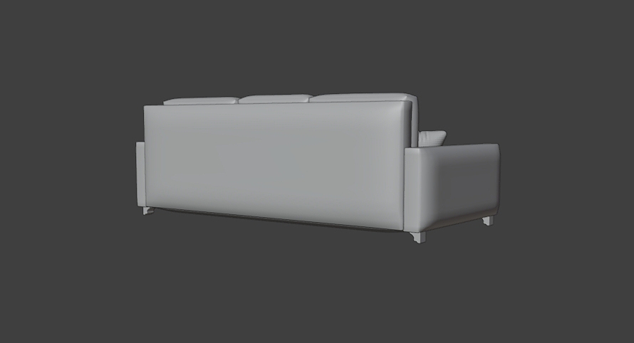 Blender沙发模型