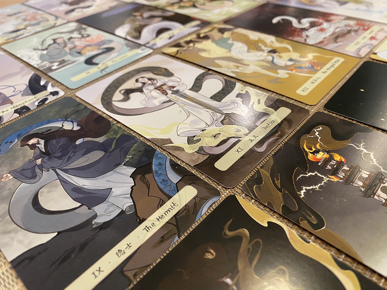 《灵蛇塔罗牌》（图ZMzg0MzIyMjc2） - 商业插画 - 站酷设计师米朱弗玄原创素材 - 站酷ZCOOL