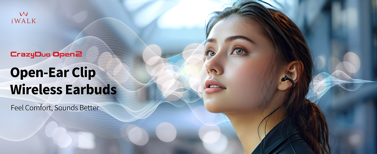 iWALK 免入耳式蓝牙耳机（图ZMzg0MzI0ODAw） - 产品 - 站酷设计师盔子夜原创素材 - 站酷ZCOOL