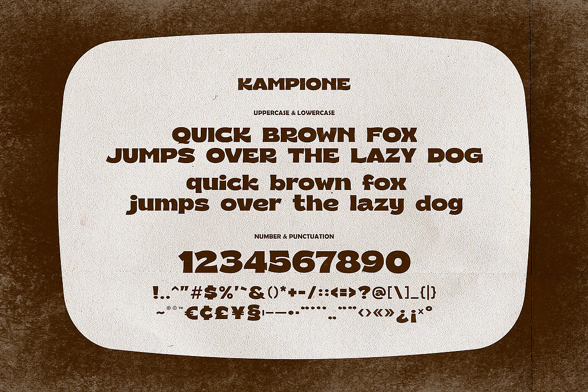 潮流复古粗体广告电影海报封面标题包装无衬线英文字体