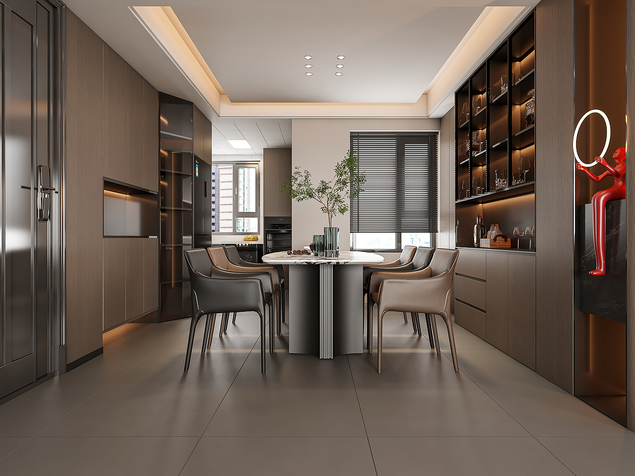 意式现代客餐厅效果图表现（图ZMzg0MzI5MzMy） - 家装设计 - 站酷设计师王彤ing原创素材 - 站酷ZCOOL