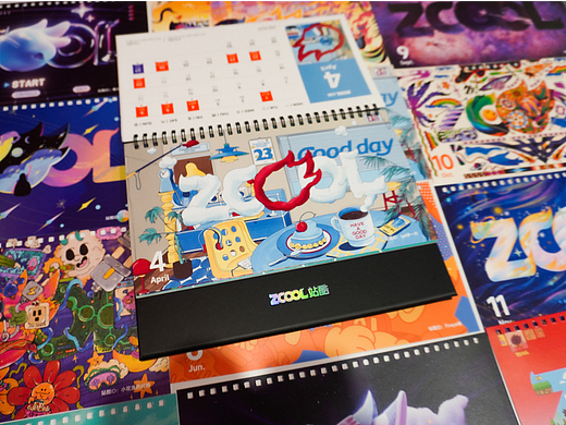 手慢无！2025站酷艺术家共创月历亮相！