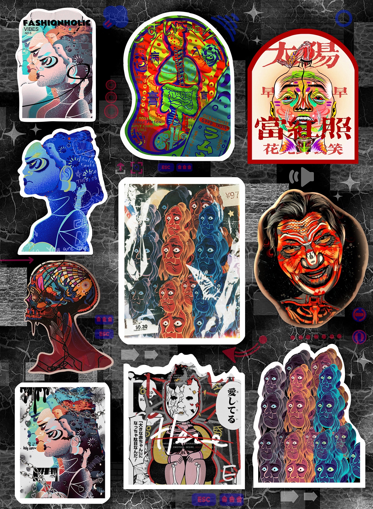 欢迎收看牛马艺术家人间皮卡秋的2022~2024作品合辑