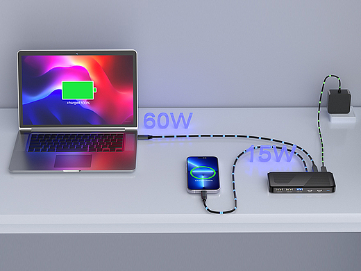 雷电3拓展坞产品动画