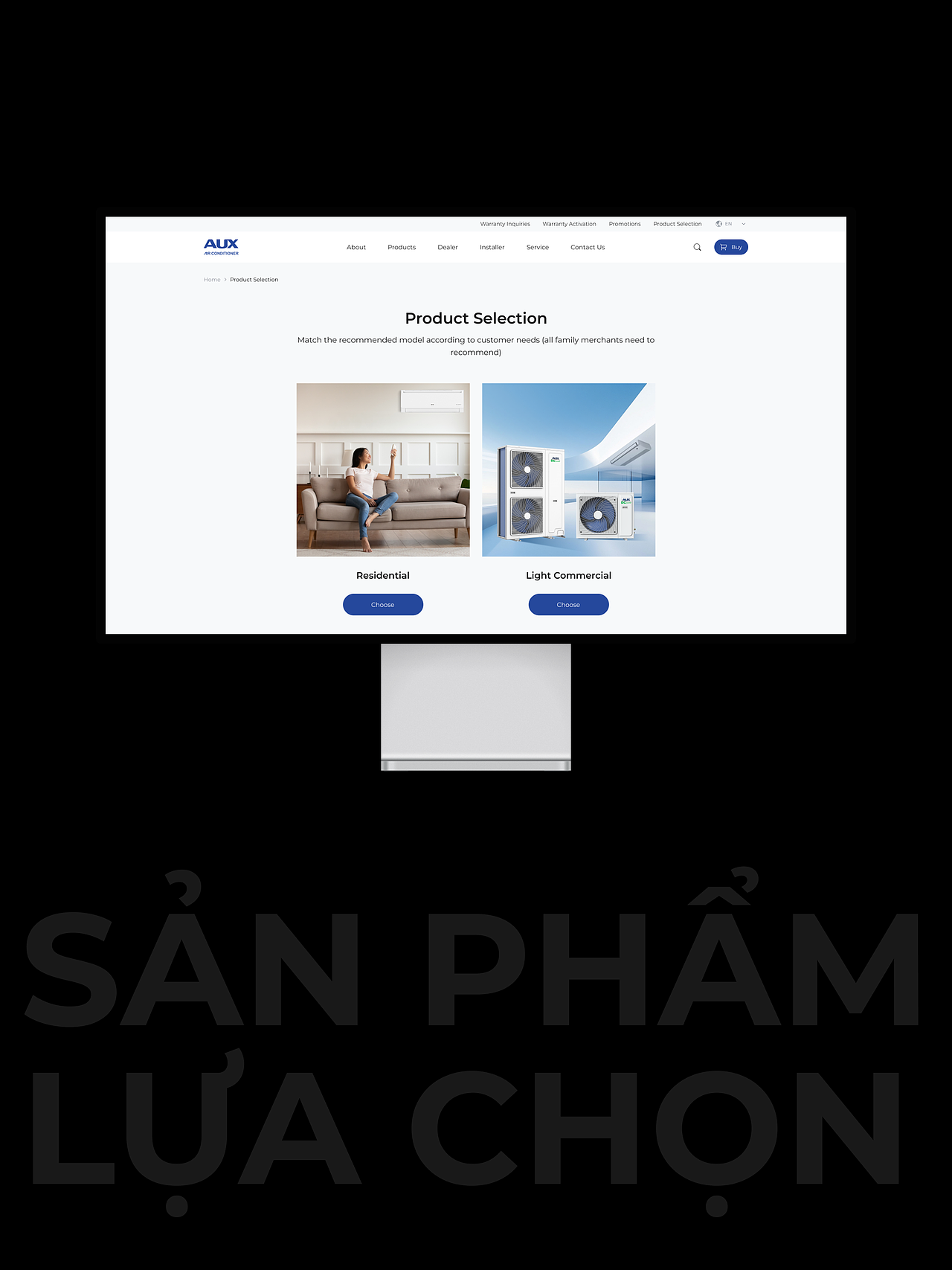 奥克斯越南全球化官网设计分享