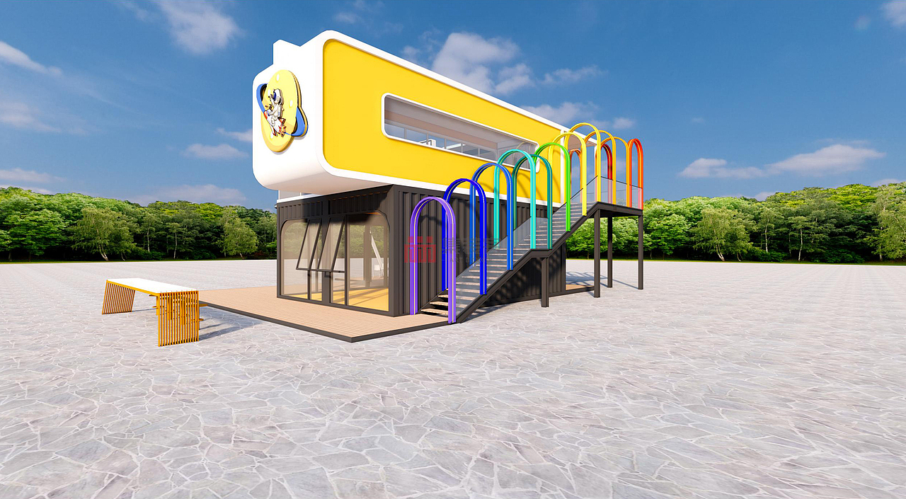 网红集装箱商铺I集装箱城市驿站I服务驿站集装箱咖啡馆