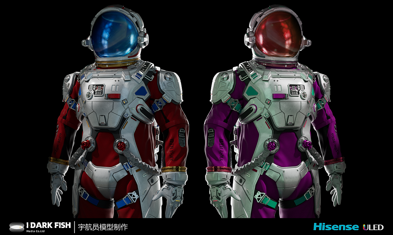 海信 ULED宣传视频宇航员模型制作（图ZMzg0MzU1MDYw） - 人物/生物 - 站酷设计师killingbee原创素材 - 站酷ZCOOL