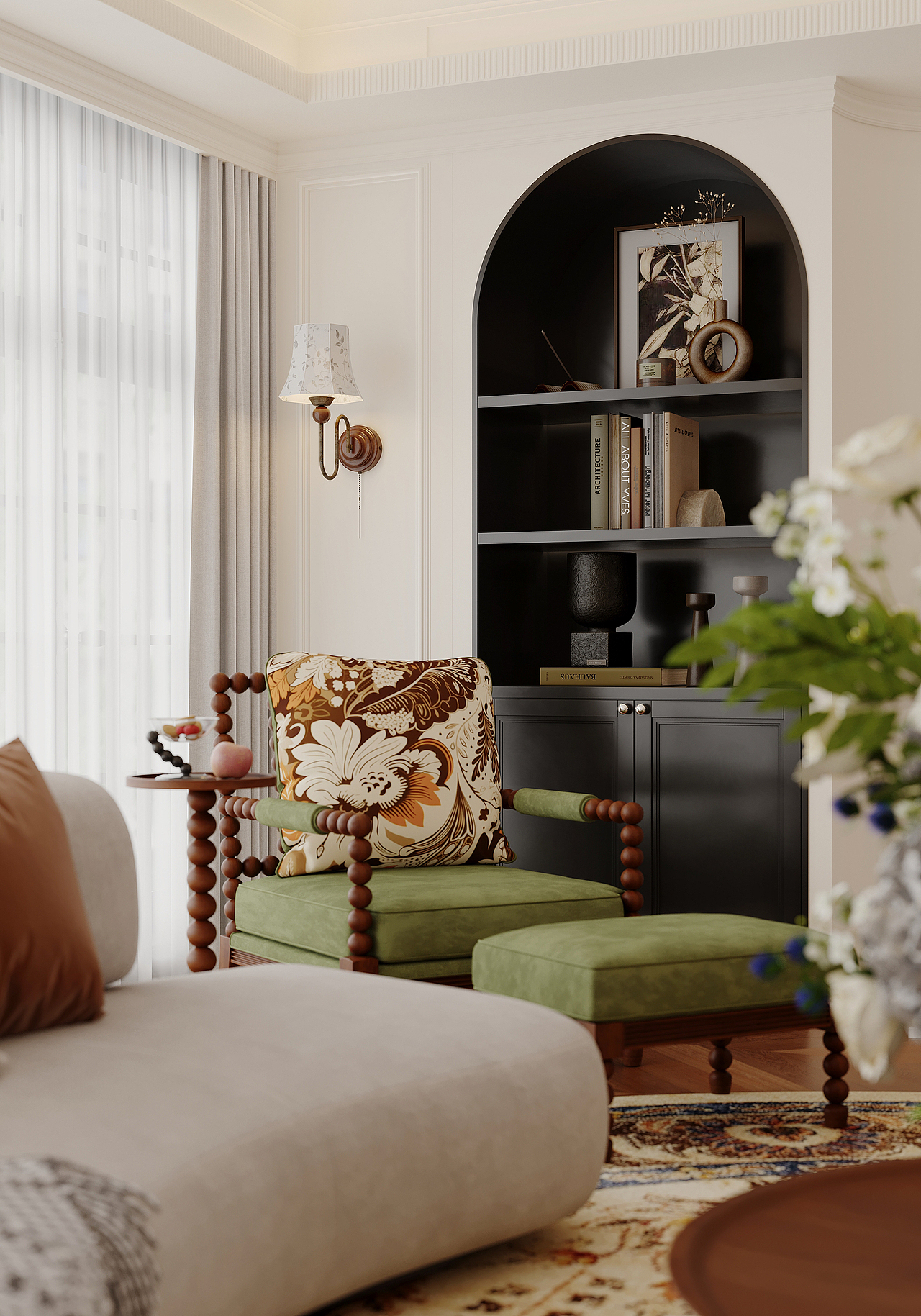 中古+法式的搭配