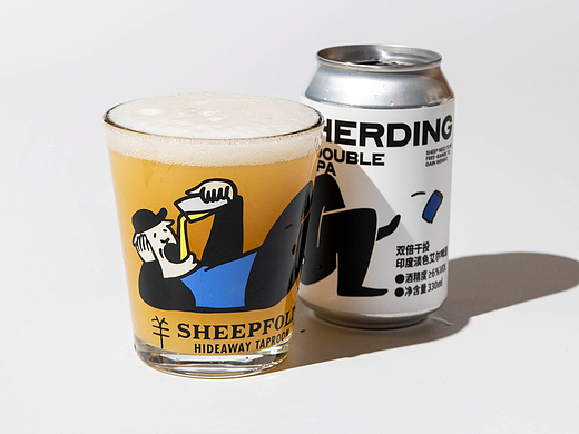 放羊 双倍干投IPA 精酿啤酒 包装设计