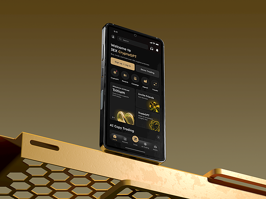 设计加密货币未来：3EX CryptoGPT App和品牌指南