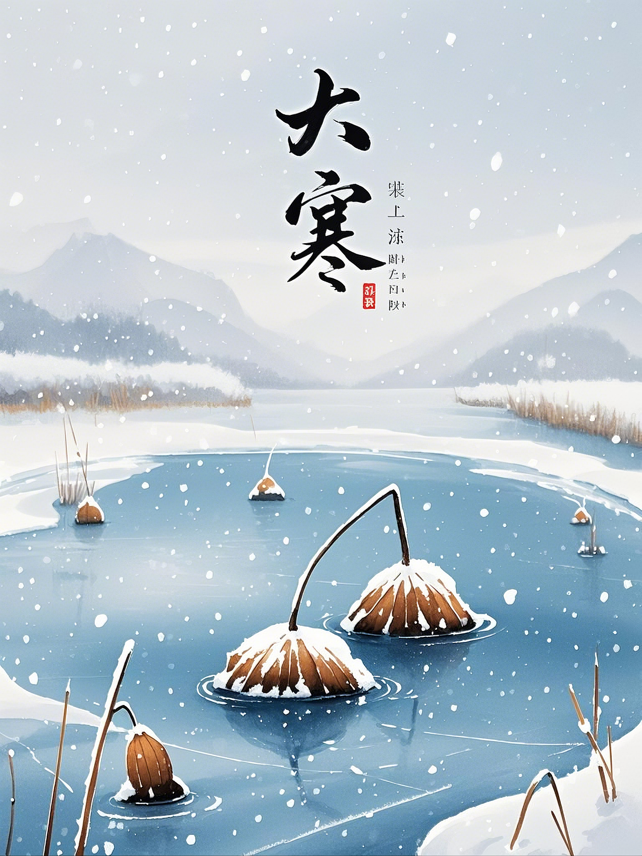 大寒海报(5)