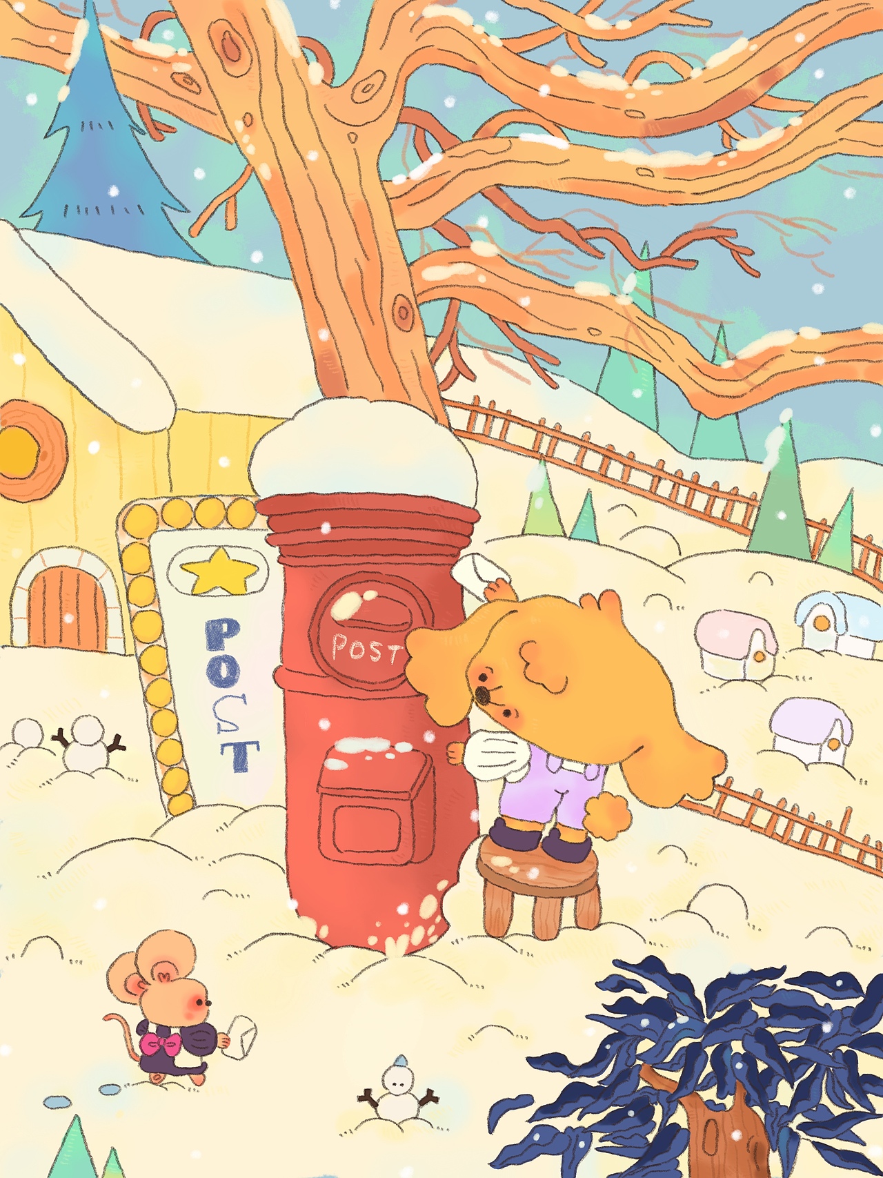 王土豆的冬天系列图