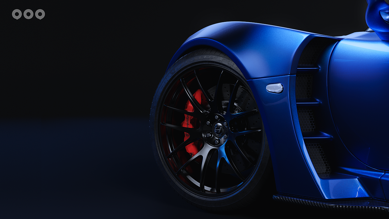 汽车渲染｜Car_Hennessey Venom｜轩尼诗毒液