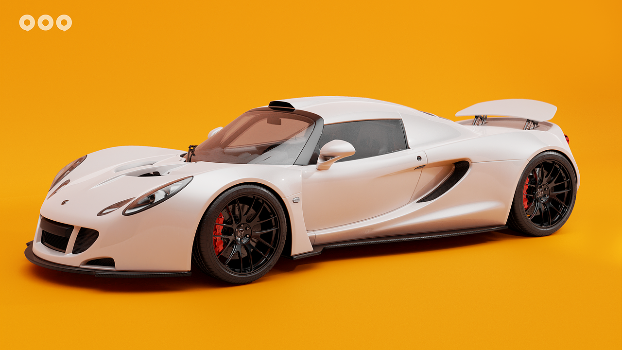 汽车渲染｜Car_Hennessey Venom｜轩尼诗毒液