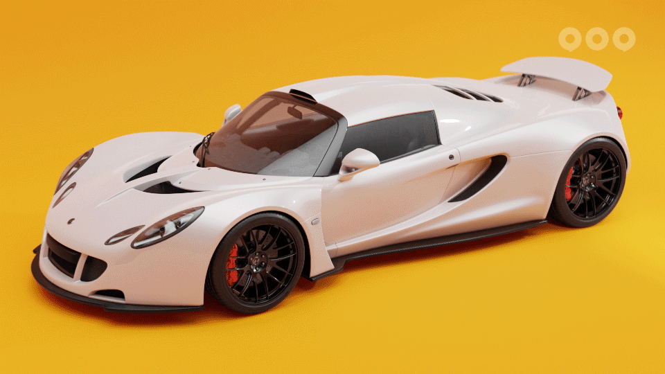 汽车渲染｜Car_Hennessey Venom｜轩尼诗毒液