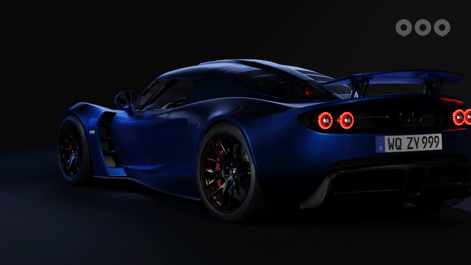 汽车渲染｜Car_Hennessey Venom｜轩尼诗毒液