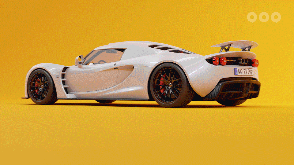 汽车渲染｜Car_Hennessey Venom｜轩尼诗毒液