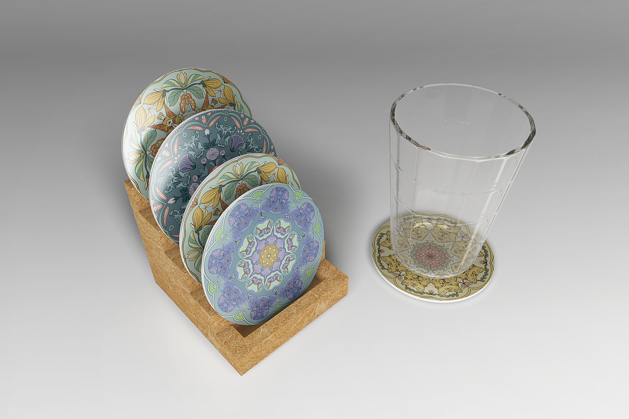 “共生”纹样（图ZMzg0Mzg4Nzc2） - 艺术插画 - 站酷设计师油炸小丸子鸭原创素材 - 站酷ZCOOL