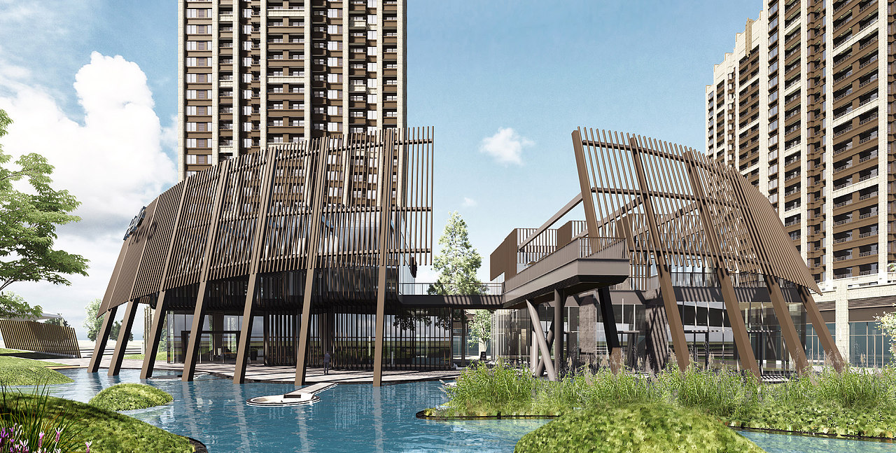 广东江门市嘉福铭著售楼部（图ZMzg0Mzk1MzA0） - 建筑设计 - 站酷设计师江寅_JacksonJ原创素材 - 站酷ZCOOL