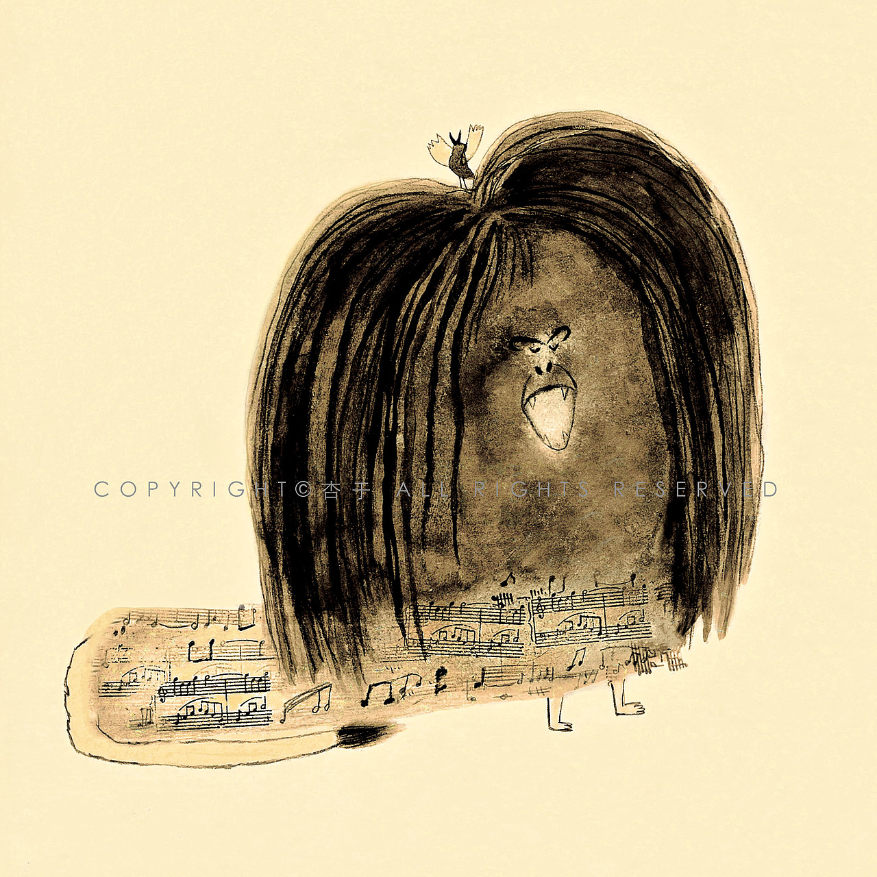 爱唱歌的狮尾猴