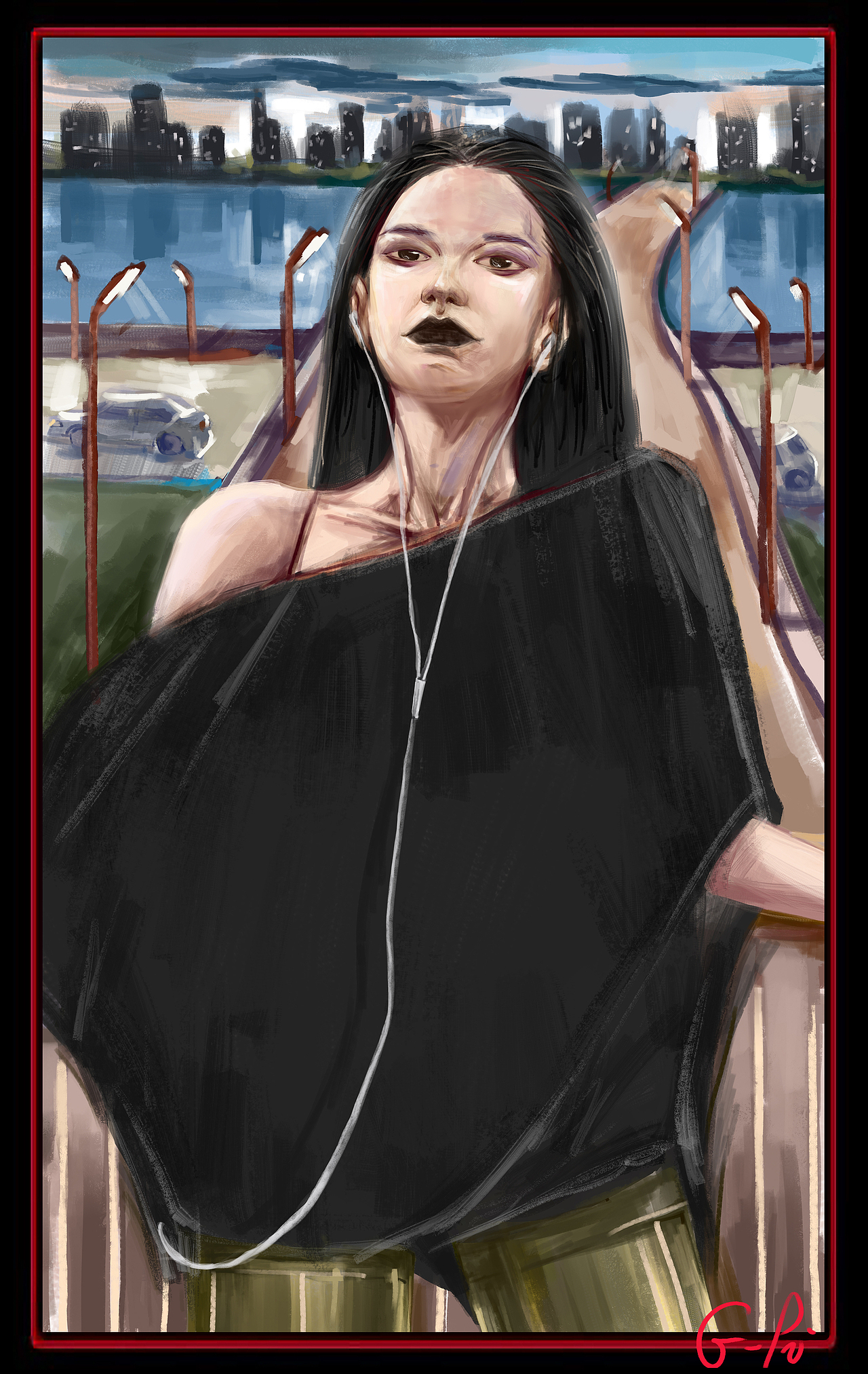 听歌的时光（图ZMzg0NDE5MzI0） - 艺术插画 - 站酷设计师饿羊食人鱼原创素材 - 站酷ZCOOL