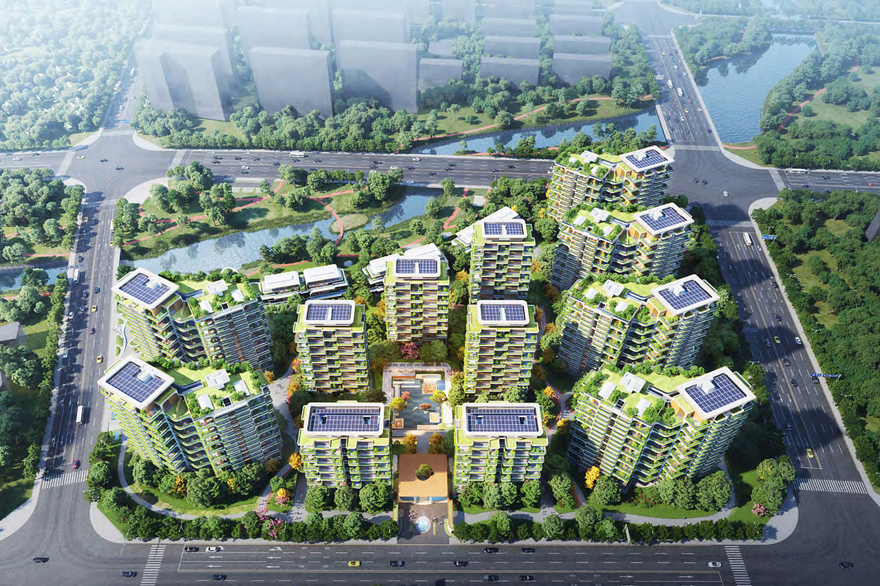 江西吉安第四代生态住宅SU模型下载
