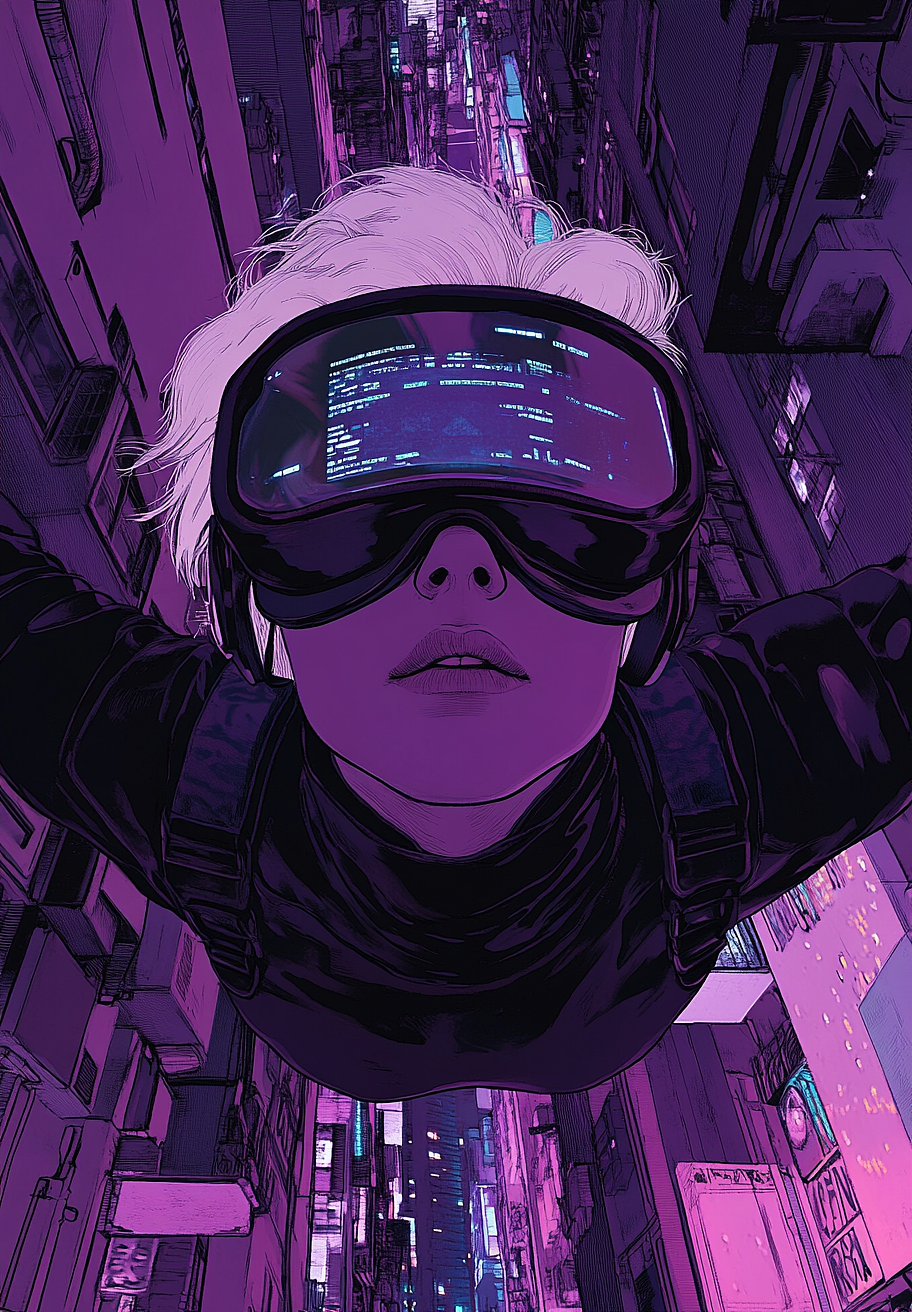 cybergirl--未末aigc插画视频