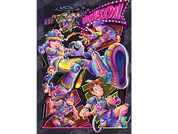 游戲廳奇妙夜插畫