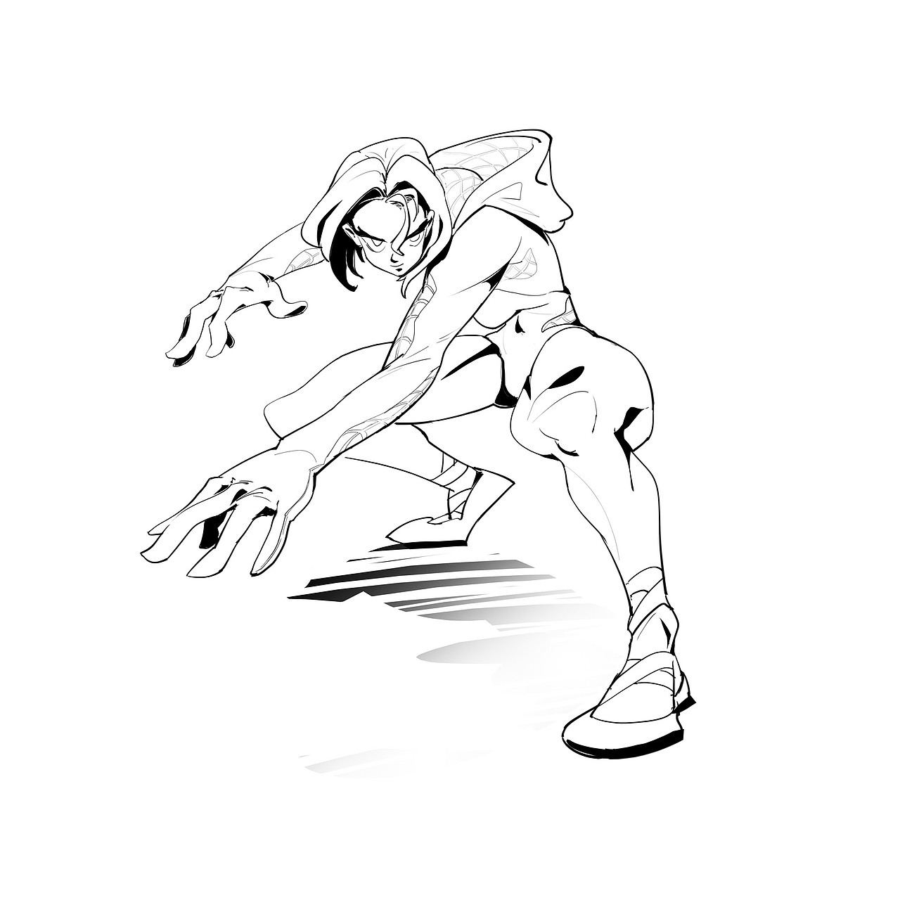 蜘蛛侠（图ZMzg0NDI4NDA4） - 艺术插画 - 站酷设计师呱呱力咯原创素材 - 站酷ZCOOL