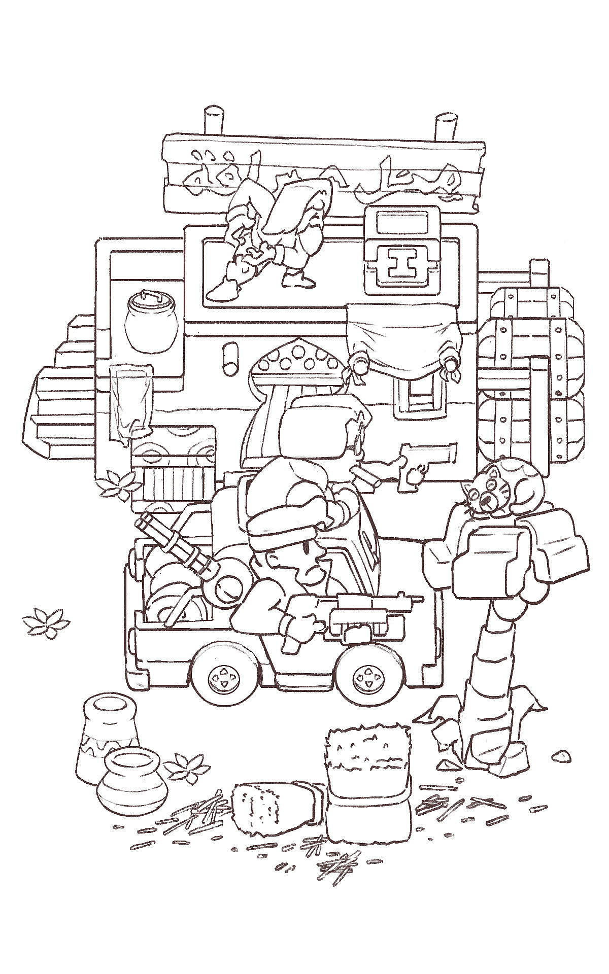 合金弹头 Metal Slug 风格化练习