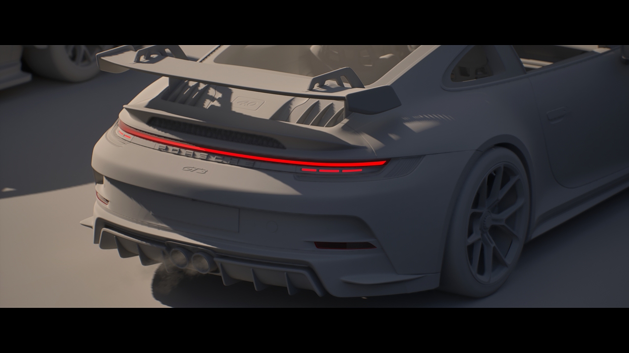 UE practice work - Porsche 911 GT3 x2（图ZMzg0NDI5MzQw） - 机械/交通 - 站酷设计师SleepyJoe原创素材 - 站酷ZCOOL