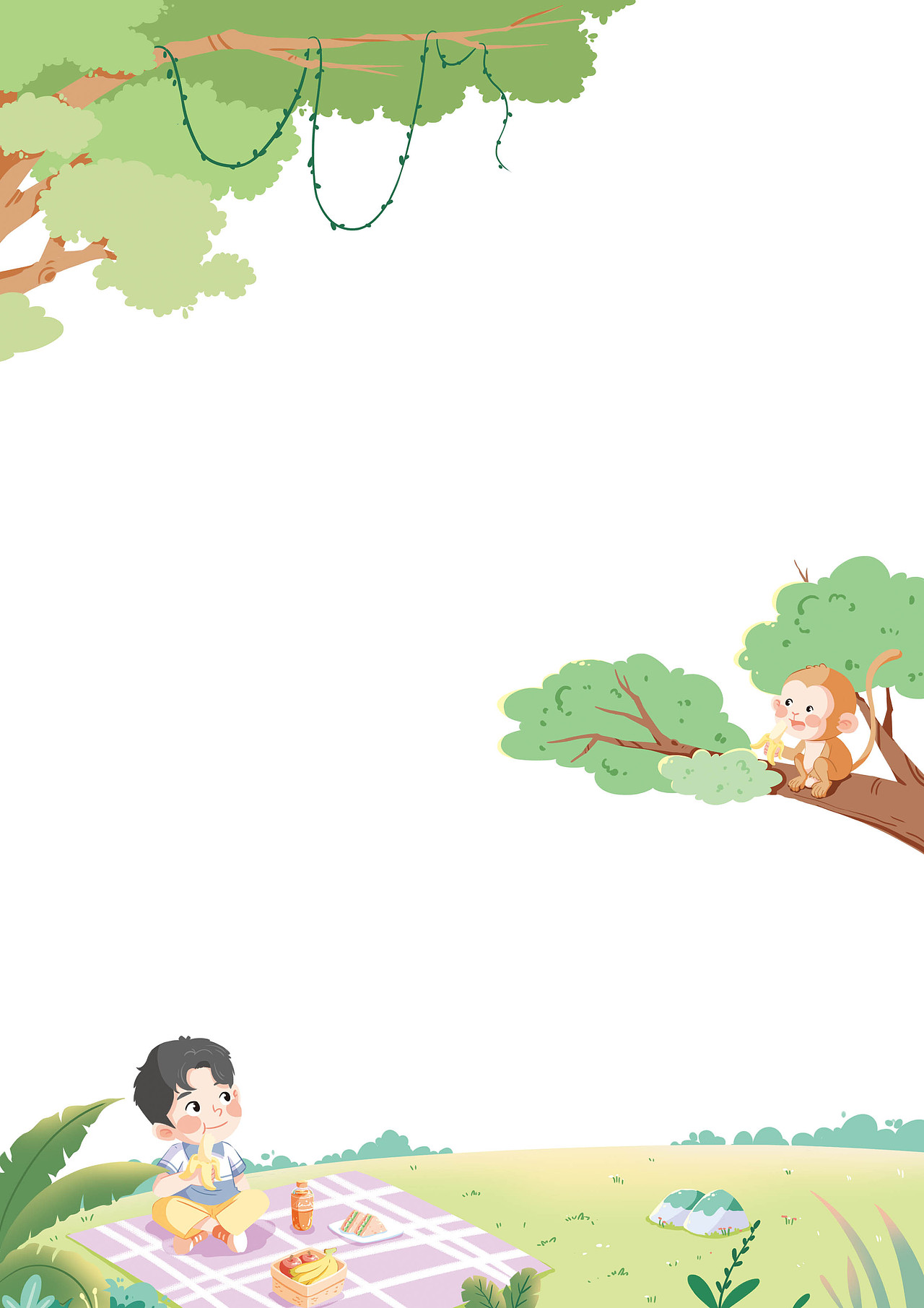 儿童杂志内页插画(已出版)