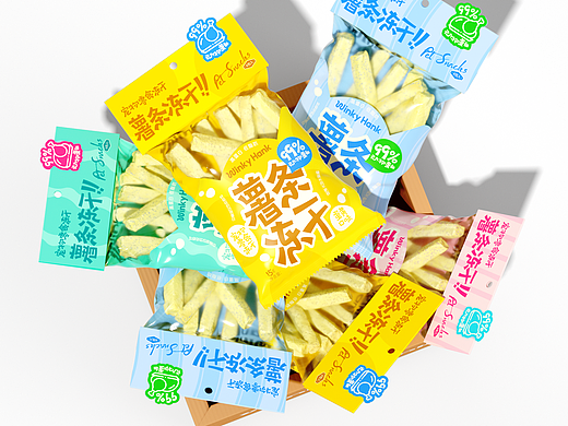 宠物零食包装—薯条冻干