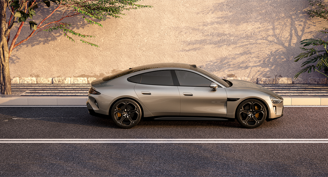 小米SU7 x 汽車(chē)渲染（圖ZMzg0NDM2MTI0） - 機(jī)械/交通 - 站酷設(shè)計(jì)師JOJO_魯智深原創(chuàng)素材 - 站酷ZCOOL