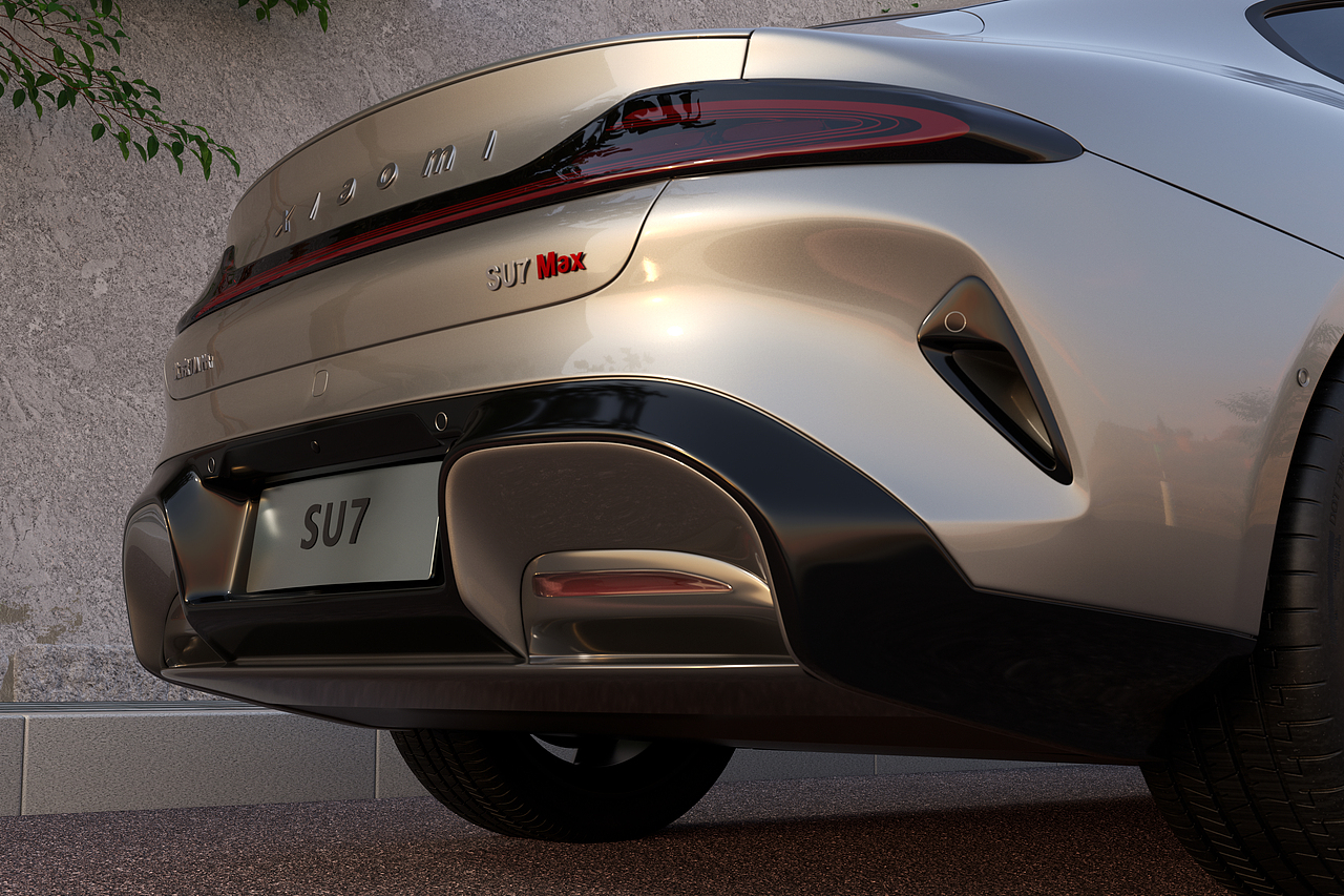 小米SU7 x 汽車(chē)渲染（圖ZMzg0NDM2MTcy） - 機(jī)械/交通 - 站酷設(shè)計(jì)師JOJO_魯智深原創(chuàng)素材 - 站酷ZCOOL