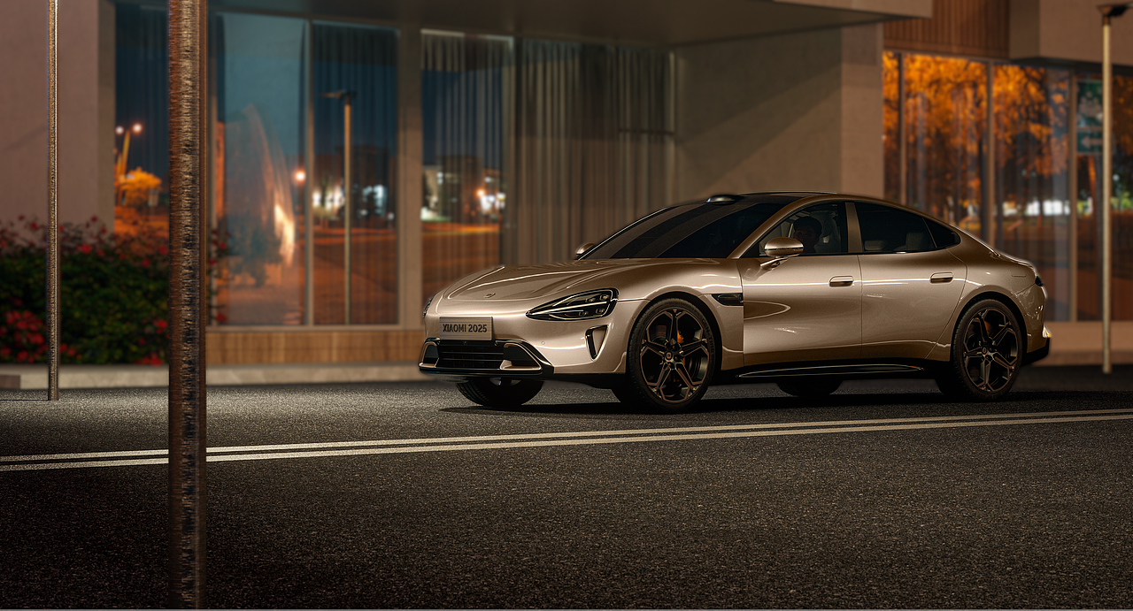小米SU7 x 汽車(chē)渲染（圖ZMzg0NDM2MTI4） - 機(jī)械/交通 - 站酷設(shè)計(jì)師JOJO_魯智深原創(chuàng)素材 - 站酷ZCOOL